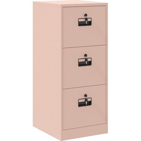 Maison Exclusive - Mueble archivador con cajón con estante Rosa 4