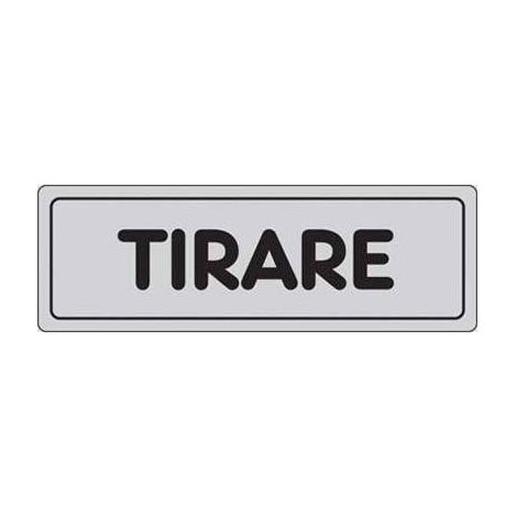 ETIQUETA "TIRAR" 15x5 cm