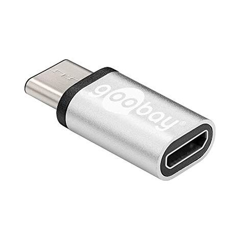 Adattatore Usb-c Maschio A Microusb Femmina Argento 56636 (1/4)
