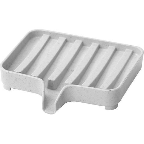 Boîte de rangement pour mousse de bain, bac de récupération pour éponge PP, porte-éponge couleur blé, salle de bain, toilettes, cuisine (1/5)