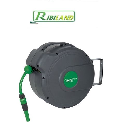 Tubo irrigazione con avvolgitubo automatico 20 + 1,5m con lancia Ribiland