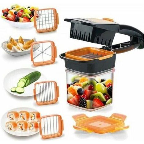Set of 7 multi-functional quick vegetable cutters for the kitchen. for vegetables and fruits (1/4)