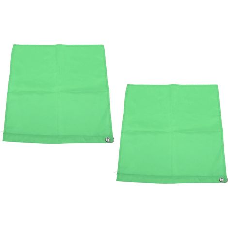 Lot de 2 drapeaux d'entraînement équestre en nylon vert, légers et résistants à l'usure, pour dressage chevaux et loisirs extérieurs (1/5)