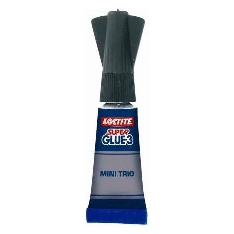 Loctite Super Colla-3 Mini Trio colla trasparente 3x1g