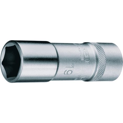 Gedore vaso de impacto 19 L 1/2 ″ hexagonal SW 10 mm - 1718738 (1/4)