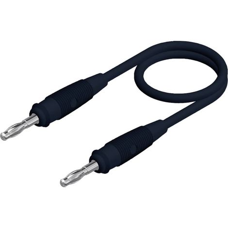 Hirschmann Test & Measurement SML 100/1 Cordon de mesure Banane mâle 4 mm Banane mâle 4 mm 1.00 m noir 1 pc(s) (1/2)