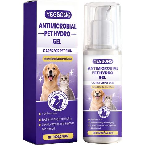Gel de soin pour la peau des animaux - Nettoie, apaise, adoucit, hydrate et nourrit la peau des animaux au quotidien - 100 g (1/5)