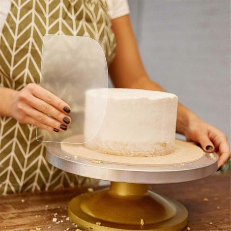 80 Stück transparente, weiche Teigschaber aus Kunststoff für Kuchen und Sahne