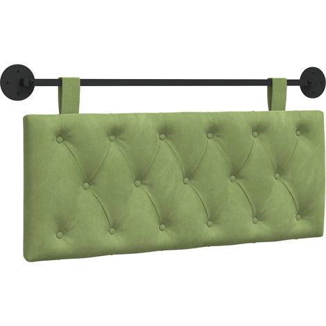 Tête de lit suspendue Vert clair 110 x 55 x 7 cm Velours (1/5)