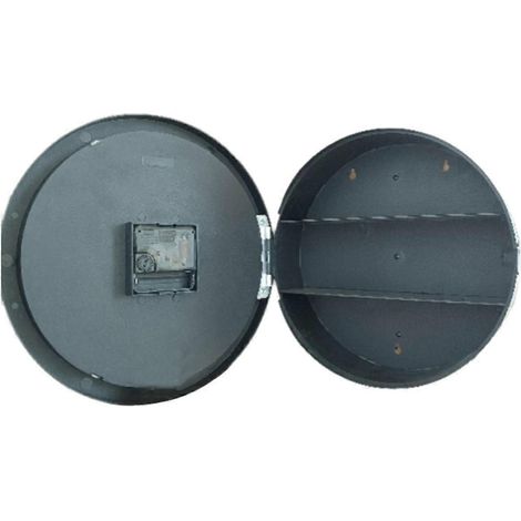 Horloge murale coffre-fort dissimulé, Horloge murale coffre-fort dissimulé pour ranger discrètement argent, espèces et bijoux, Boîte de rangement pour horloge murale - FFY (1/4)