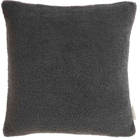 TOM TAILOR Zierkissenhülle TEDDY - 1 Stück 45x45 cm, Grau
