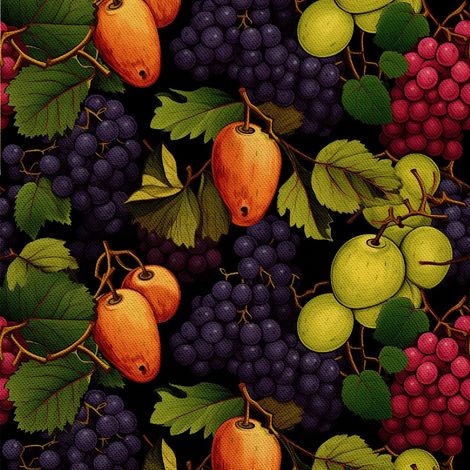 Tela decorativa para exteriores Oxford - Motivo frutal  DX6946 (1/5)