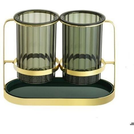 Porte-Baguettes - Egouttoir A Couverts Multifonctionnel - Pour Cuilleres Fourchettes Et Baguettes - En PET Et Metal - 1 Unite