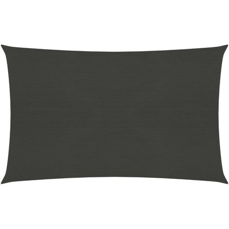 Vela ombreggiante/ombrellone 160 g/m² 2,5 x 4,5 m antracite HDPE 020008908