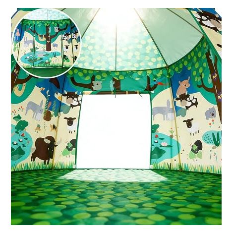 Tente de Jeu pour Enfants, Tente Pop-up pour Enfants pour s'amuser à l'intérieur et à l'extérieur, Jouet pour Fille, Maison de Jeu, Conception de yourte Unique (1/3)