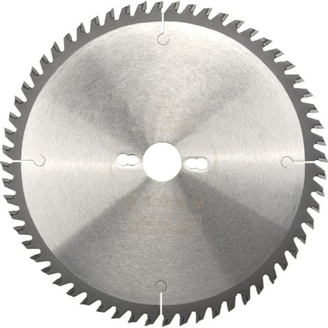 Diamwood – Lame de scie circulaire 250 mm – Alésage 30 mm – 60 dents – Carbure de tungstène pour bois dur et tendre – Coupe fine sans éclats