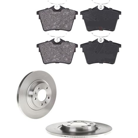 KIT FRENI POSTERIORI compatibile con PEUGEOT 407 SW (6E) - DISCHI + PASTIGLIE OEM: P 61 079 / 17555 /SOSTITUZIONE DIRETTA/BASSA POLVERE/SILENZIOSO (1/5)