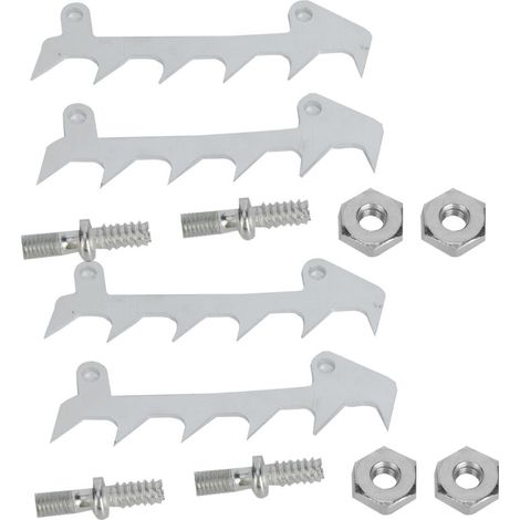 Kit de boulons et écrous pour pare-chocs de tronçonneuse Stihl 017 018 020 021 023 025 MS170 MS180 MS192T - 2 pièces (1/5)