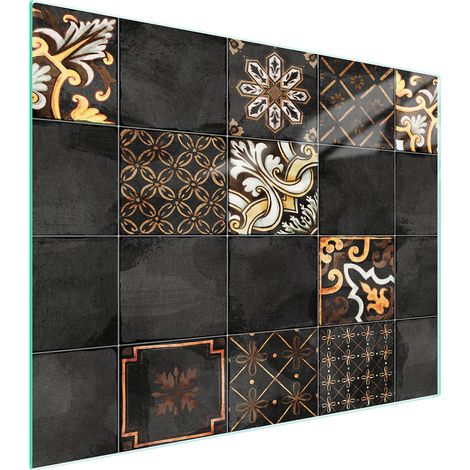 TAGLIERE IN VETRO 52x40 MOSAICO (1/5)