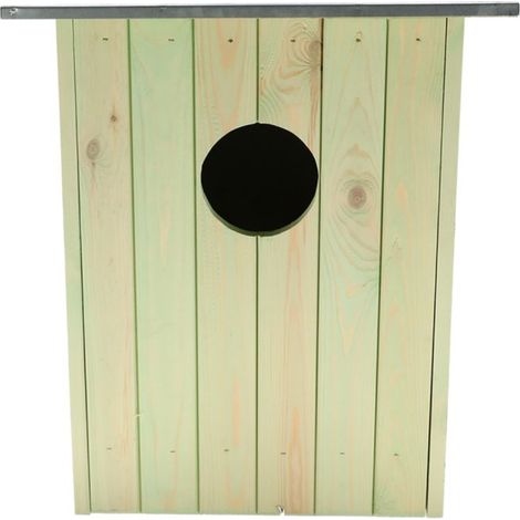 Nichoir chouette hulotte en bois traité – Installation facile en forêt – Protection contre intempéries et prédateurs – Habitat sécurisé pour nidification – Best For Birds (1/10)