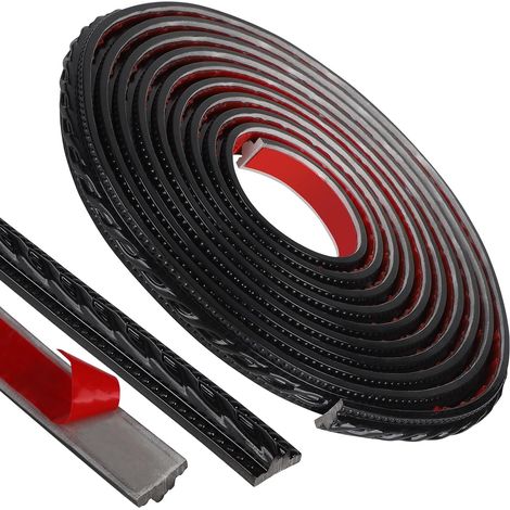 Moulure Flexible Auto-adhésive, 1.2cmx5m, Bordure Decorative en PVC, Garniture Murale Autocollante pour Armoire, Bordure de Miroir, Motif Simple (1/5)