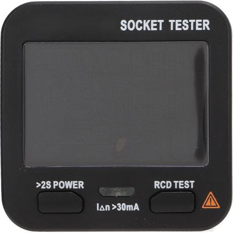 Testeur de sécurité prise électrique ZT-E4, vérification coupure courant, test phase/neutre, détecteur de fuite 0,1V-250V, norme américaine, outil de diagnostic prise (1/5)