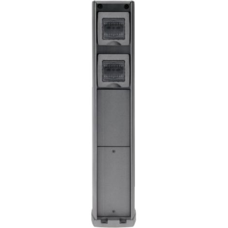 Torretta multifunzione goccia illuminazione 4 prese standard tedesco antracite - 5301an