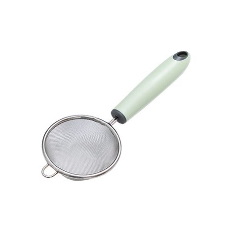 Küchensieb aus Edelstahl, Mehlsieb, Ölsieb, Löffel, geeignet für Haushalt, Küche, Restaurant, Hotel, Bar – 22,5 cm – 1 Stück