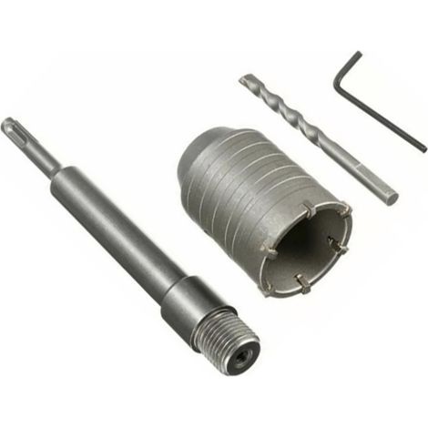Wandbohrer mit 200-mm-Verlängerungsstange, Hartmetallbohrer für die Klimaanlageninstallation, Lochschneidset. (1/5)