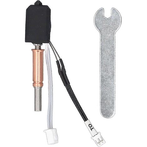 Kit de mise à niveau de la tête d'impression en céramique, buse en acier de 0,4 mm, bloc chauffant bimétallique, compatible avec l'imprimante Kobra 3. WHBYV (1/4)