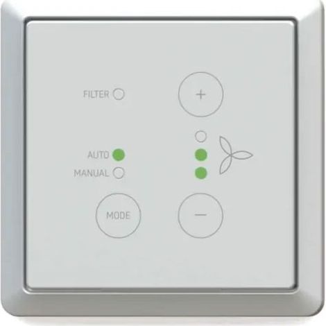 Modulo controllo ventilazione Zehnder comfoswitch c67 funzione away pulsanti touch