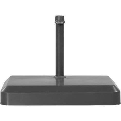 Doppler Betonsockel 20 kg für Rohr ø 25 -32 mm Schirmsockel 49 x 28 x 7,5 cm Balkon 2 Farben anthrazit (1/5)