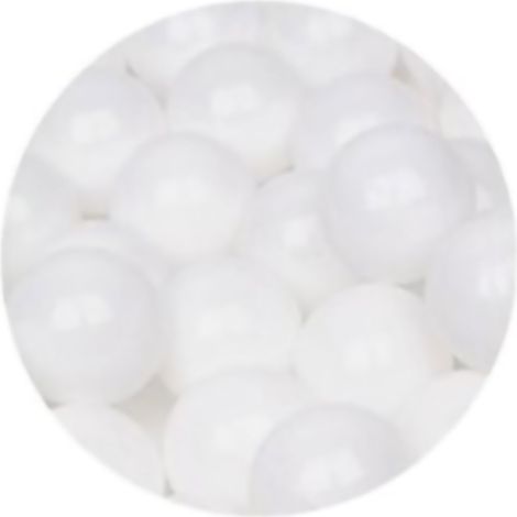 Lot de 100 ballons de jeu pour enfants, couleurs vives et amusantes, réutilisables, sur le thème de la mer, pour piscine, aire de jeux ou tente. Blanc épais, 5,5 cm / 2,2 pouces. (1/5)