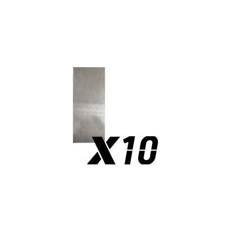 cuchilla repuesto para rascador 100 x 40 mm - pack 10 unds ebertools
