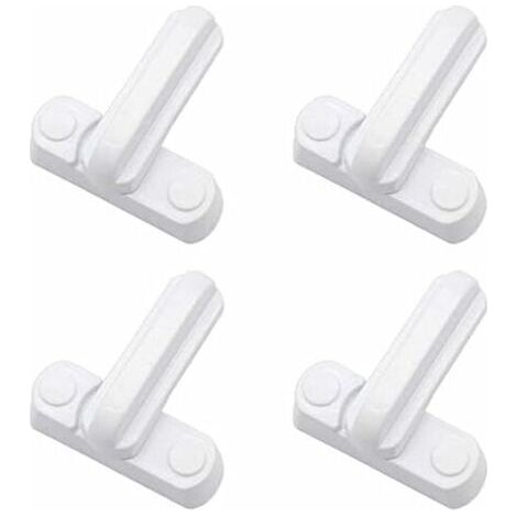 Set mit 4 Schlössern, Riegeln und Türgriffschlössern – zusätzlicher Sicherheitsersatz für Haustüren, Schränke und Fenster (1/5)