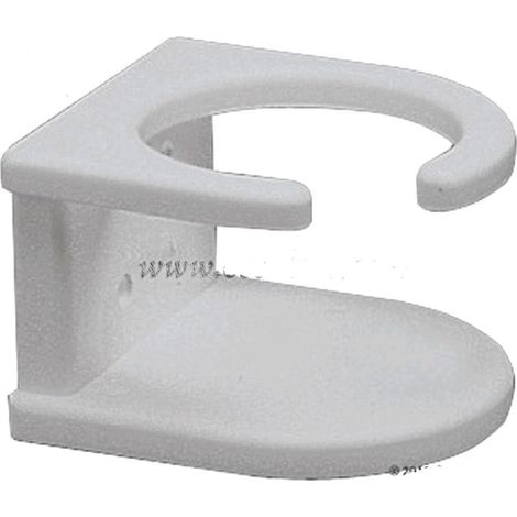 Porta bottiglia porta bicchiere bianco in polietilene per barca camper