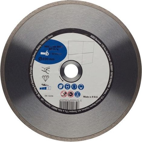 CENTRALE BRICO Disque diamant céramique pour carrelage, Diam.230 mm