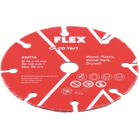 Flex Carbide Trennscheibe CA-CD 76/1 für LBE 76 12-EC