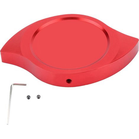 Couvercle décoratif de capuchon en aluminium pour Modification de voiture, 1 pièce, rouge