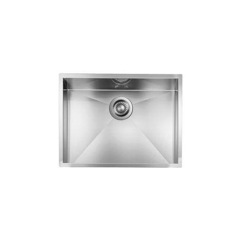 CM 011908XCSSP FiloQuadra Lavello da Incasso Slim 1 Vasca 57x45 cm Acciaio Inox AISI 304 colore Inox Satinato (1/5)
