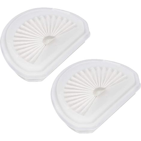 Packung mit 2 Ersatzkartuschen für Black & Decker Dustbuster VLPF10 Serie Staubsaugerfilter HLVA315J 320J 325J.