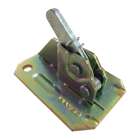 Moncoffrage – Verrou de coffrage à ressort pour fer à béton Ø 6 à 11 mm – Acier embouti électrozingué – Serrage crémaillère pour maintien optimal – Dimensions 110 x 75 mm