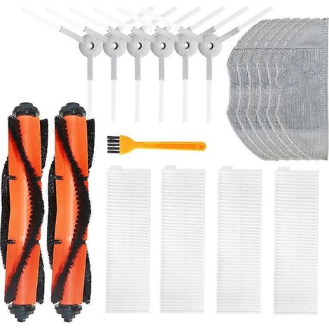 Accessoires pour aspirateur robot G1 : rouleau principal, brosse latérale, filtre HEPA, chiffon de nettoyage, brosse Spa (1/5)