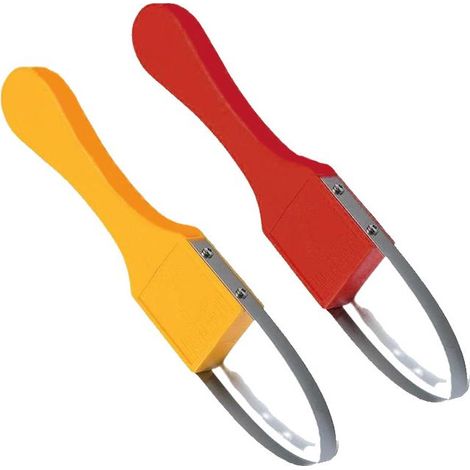 SHINING HOUSE2 pièces d'outils de jardin de houe de désherbage manuel, outils de jardin de houe à étriers, outils de jardinage essentiels - Désherbeur de pissenlit, désherbeur de jardin en acier inoxy (1/4)