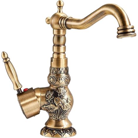 Miscelatore vintage da lavabo artistico (1/4)