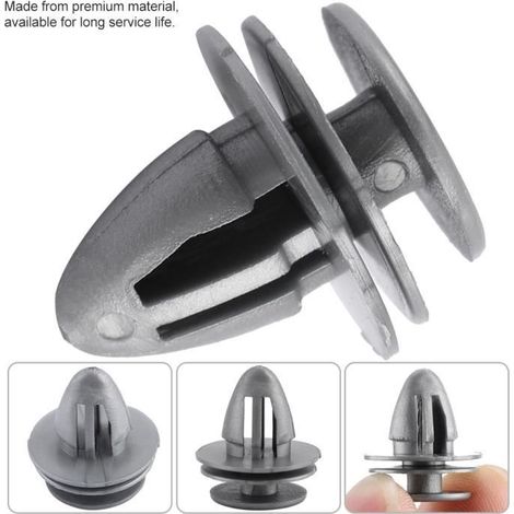Clips De Garniture De Pare-Chocs De Panneau De Porte Kit De Rivet De Fixation Pour Honda Accord Civic Cr-V Del Sol 20 Pièces -NIM (1/4)