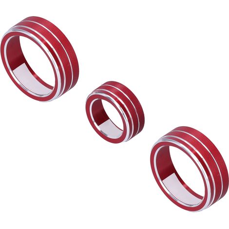 Lot de 3 anneaux décoratifs pour boutons de commande audio de climatisation automobile, compatibles avec Forester XV 2019-2021 (1/5)