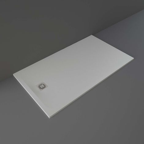 RAK Feeling Grey 1600mm x 900mm Rectangular Shower Tray - RFST090160S503 (1/2)
