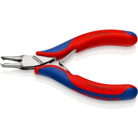 KNIPEX 64 72 120 Tronchese per elettronica con tagliente frontale con manici multicomponente 120 mm