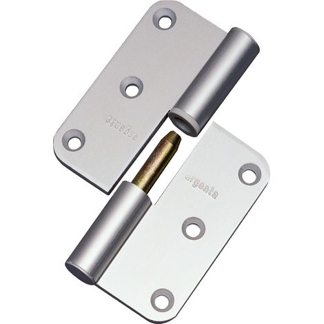 Peterscharniere Argenta 8080114 eloxiertes Aluminium 80x80 mm
